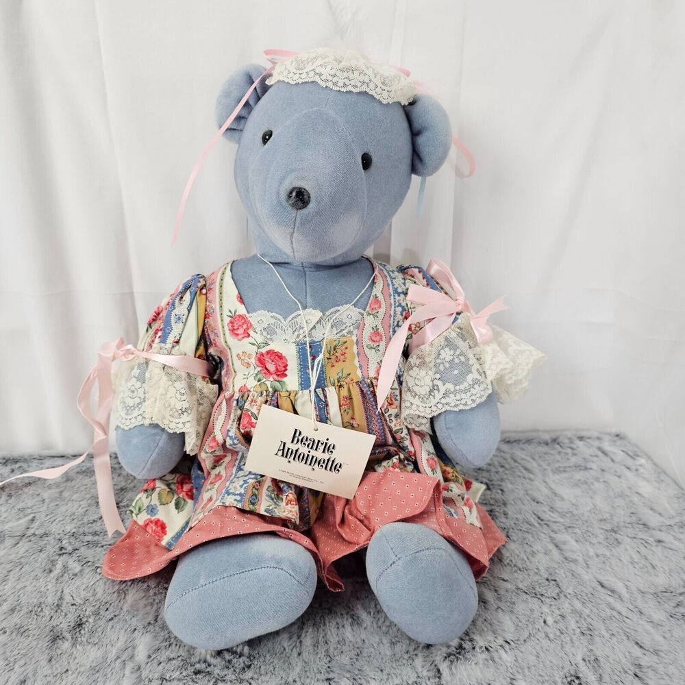 Vintage North American Bear Co Bearie Antoinette Plush Bear 20" Dress VIB New